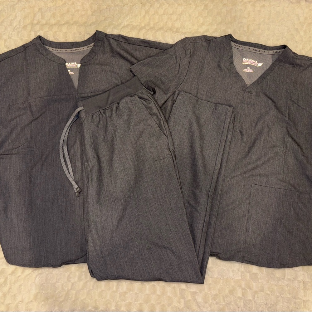 Gray Scrub Set